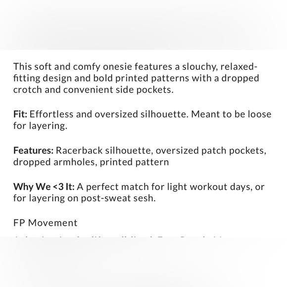 Free People Hot Shot Printed Onesie - Picture 9 of 9